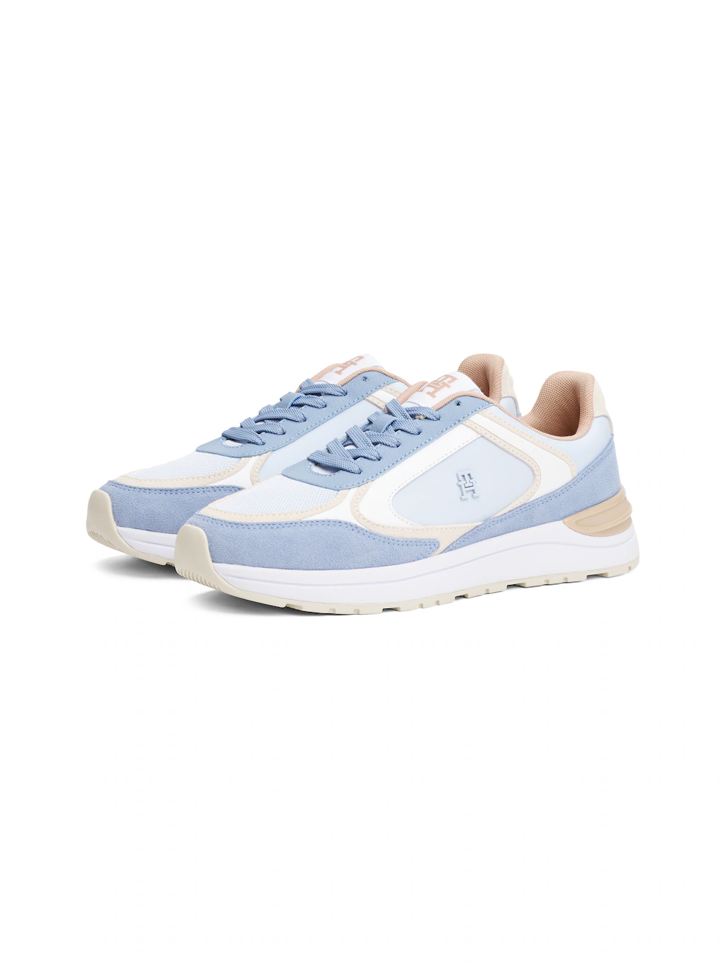 Tommy Hilfiger Keilsneaker "CASUAL FASHION RUNNER MIX", Plateau, Freizeitsc günstig online kaufen