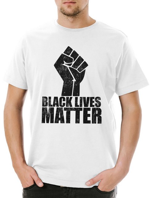 Urban Backwoods Print-Shirt Black Lives Matter Herren T-Shirt Ebony Afrika günstig online kaufen