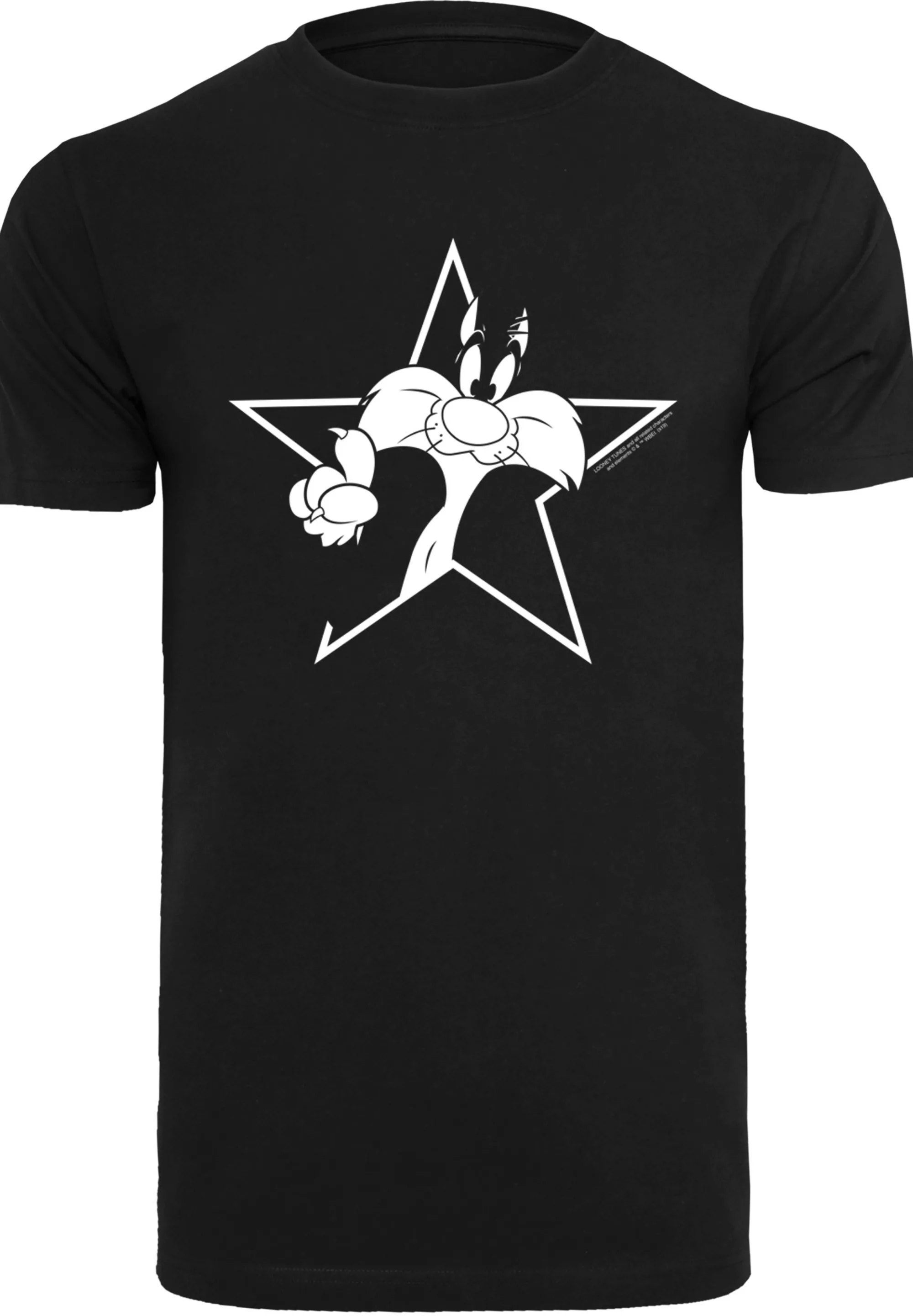F4NT4STIC T-Shirt "Looney Tunes Sylvester Cartoon Stern", Print günstig online kaufen