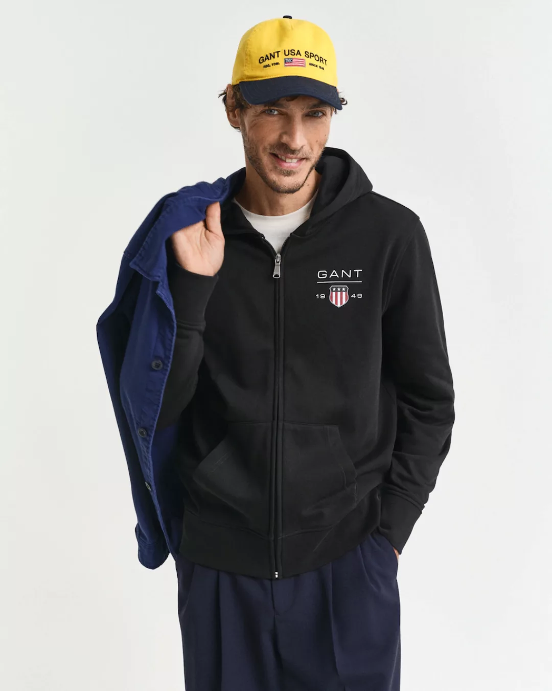 Gant Kapuzensweatjacke "GRAPHIC FULLZIP HOODIE" günstig online kaufen