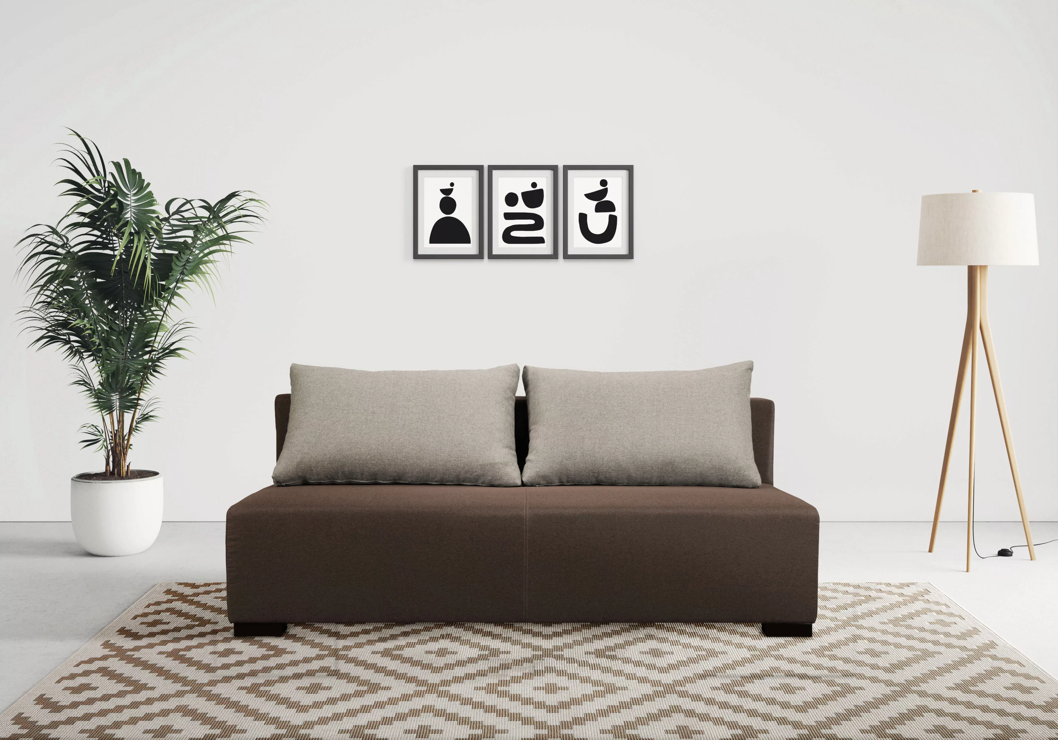 INOSIGN Schlafsofa "Tomar, 198cm, mit Bettfunktion (150/198cm) und" günstig online kaufen