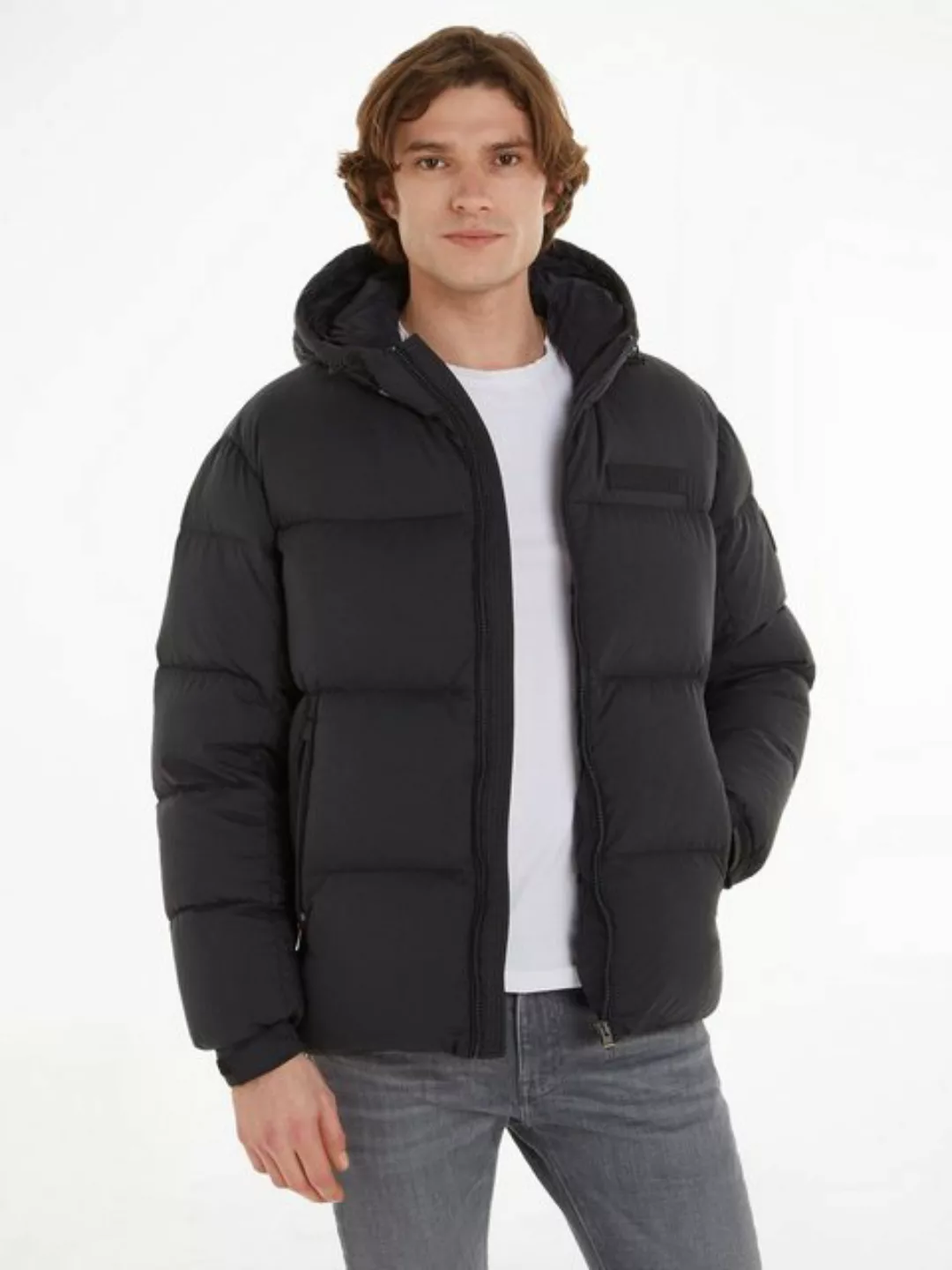 Tommy Hilfiger Daunenjacke NEW YORK GMD DOWN HOODED JACKET günstig online kaufen