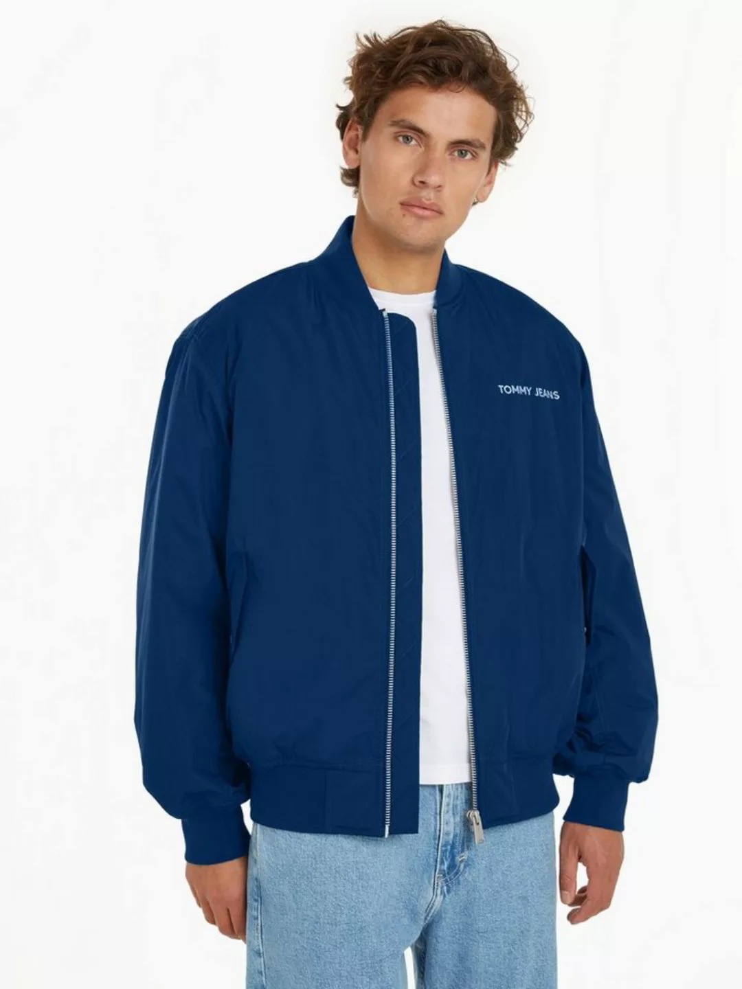 Tommy Jeans Bomberjacke TJM CLASSICS BOMBER JACKET EXT mit Tommy Jeans Logo günstig online kaufen