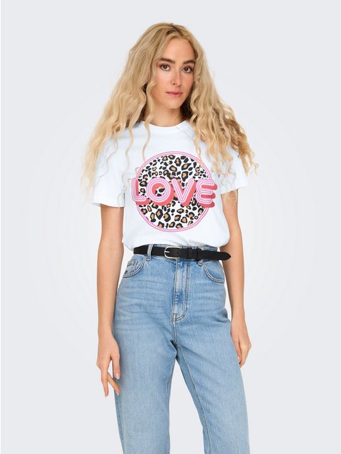 ONLY Kurzarmshirt ONLARIYA LIFE REG S/S LOVE TOP BOX JRS günstig online kaufen