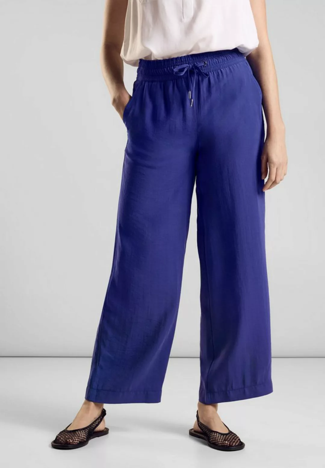 STREET ONE Stoffhose, High Waist günstig online kaufen