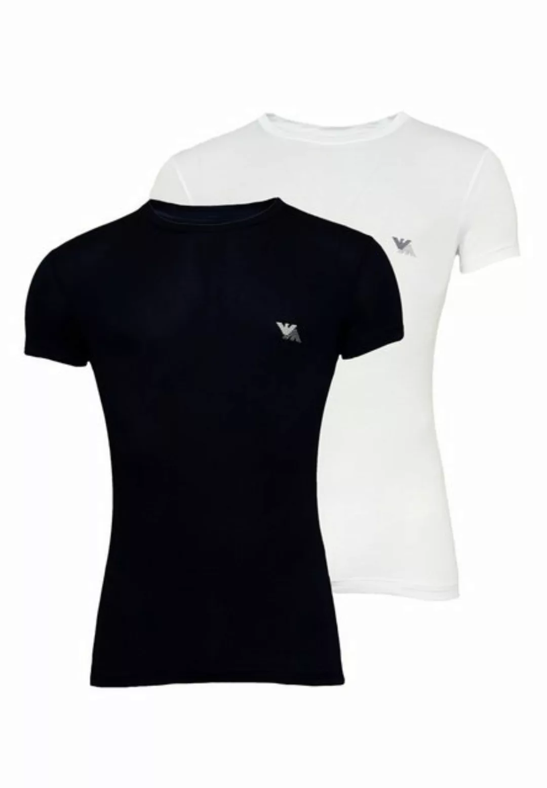 Emporio Armani T-Shirt T-Shirt Kurzarmshirt 2 Pack (2-tlg) günstig online kaufen