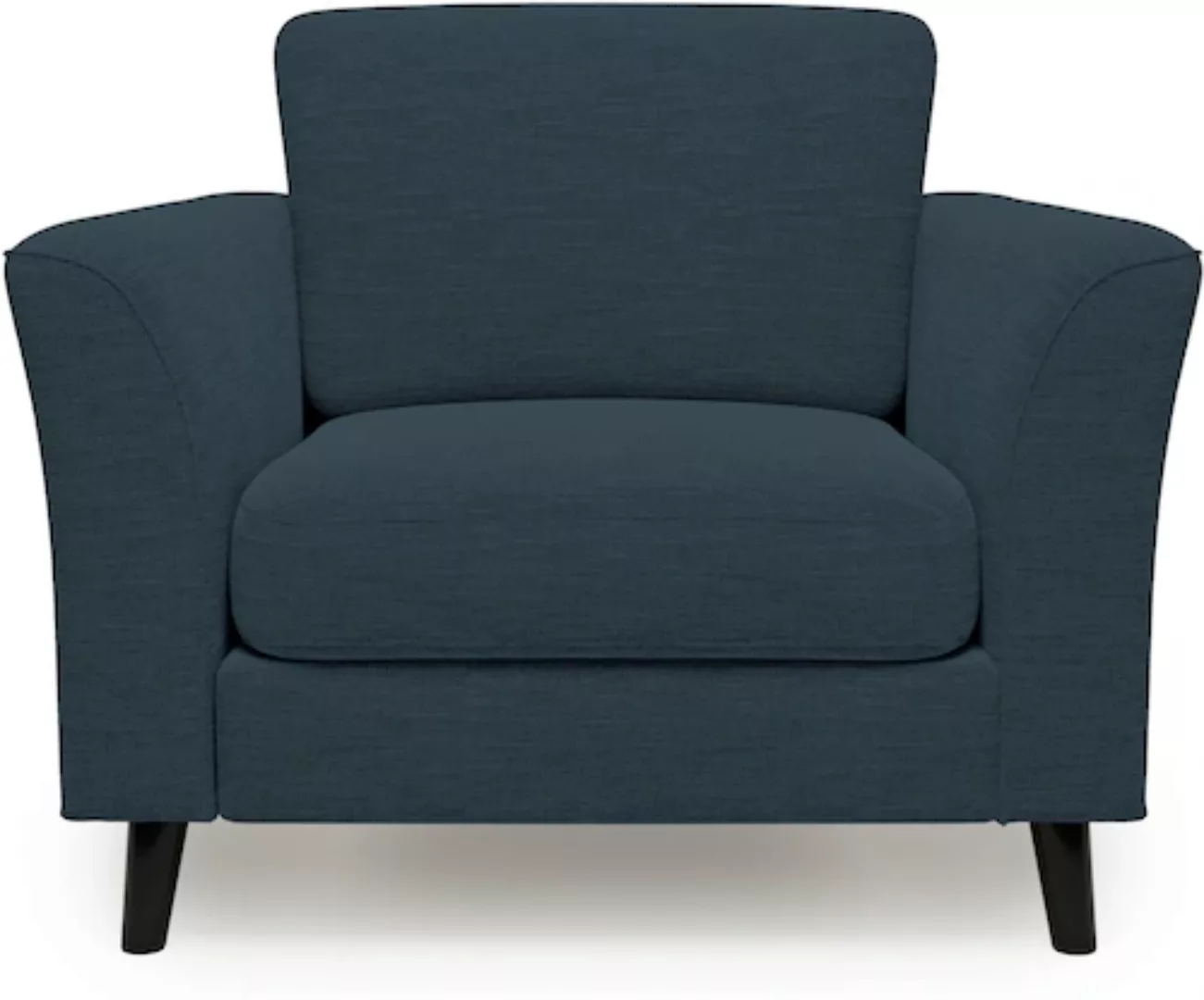 Home affaire Sessel "Gröde", weicher Sitzkomfort, aus schwarzen Holzfüßen günstig online kaufen