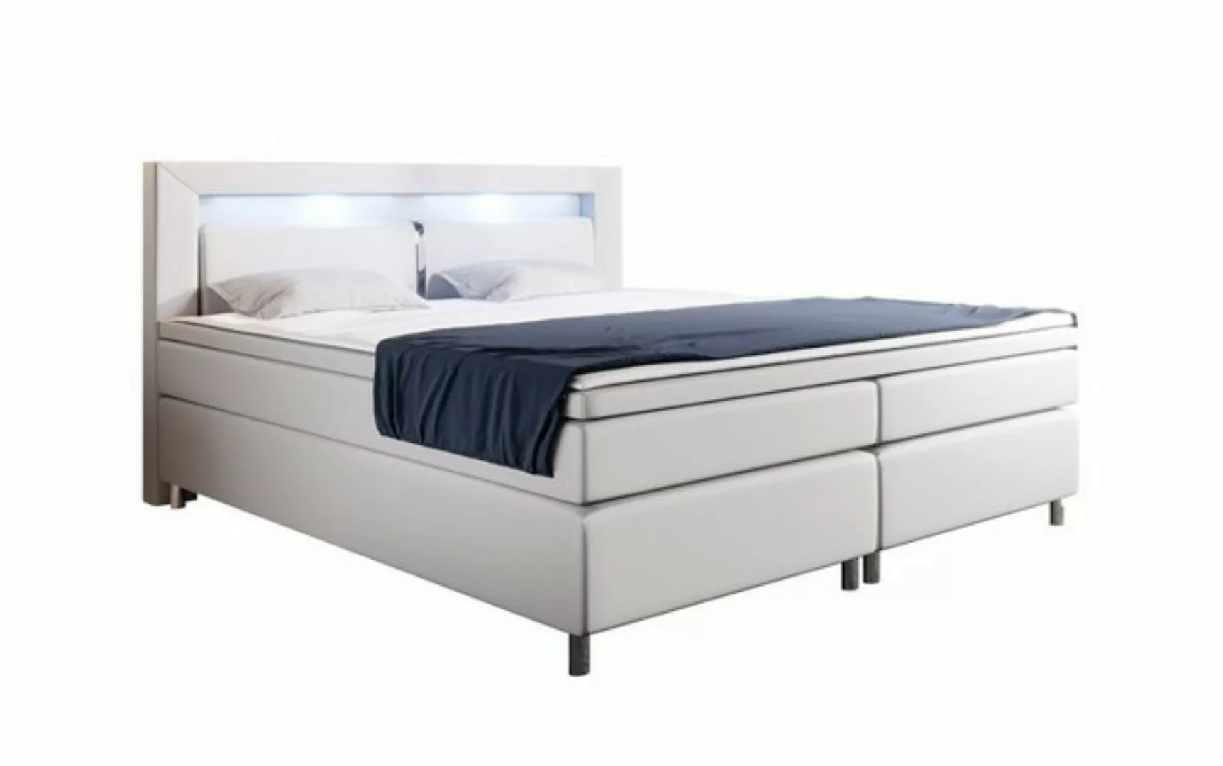 Baidani Boxspringbett Hypnos, inkl LED, Topper und Matratze günstig online kaufen