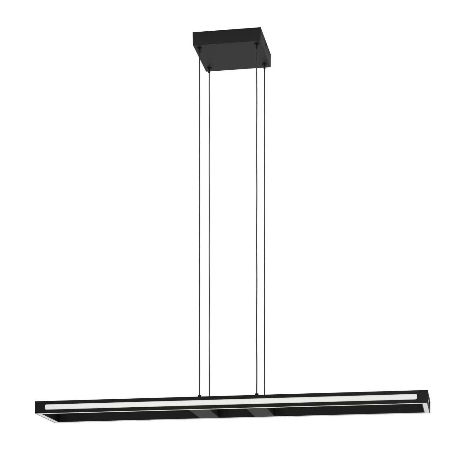 Eglo LED-Pendelleuchte Salvilanas-Z CCT 116 cm Schwarz - Weiß günstig online kaufen