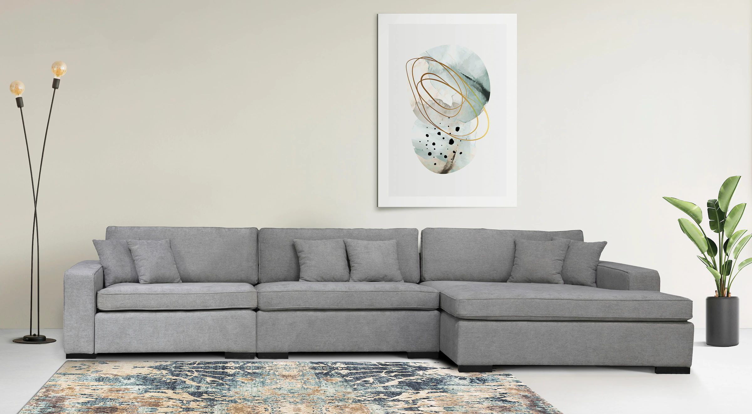Guido Maria Kretschmer Home&Living Ottomane »Skara L-Form«, Lounge-Sofa mit günstig online kaufen