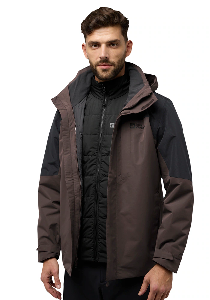 Jack Wolfskin 3-in-1-Funktionsjacke "ROMBERG 3IN1 JKT M", mit Kapuze günstig online kaufen