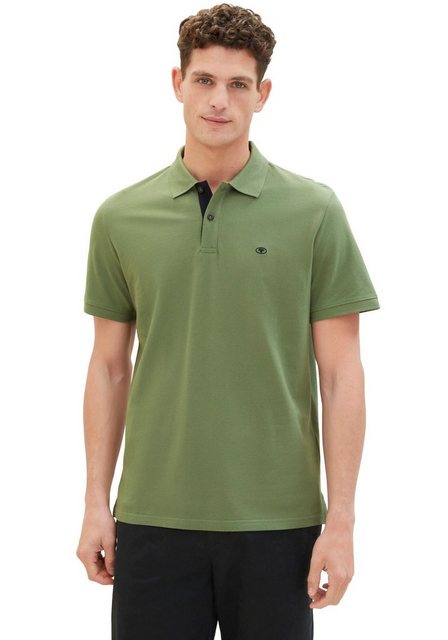 TOM TAILOR Poloshirt mit Knopfleiste und Logo günstig online kaufen