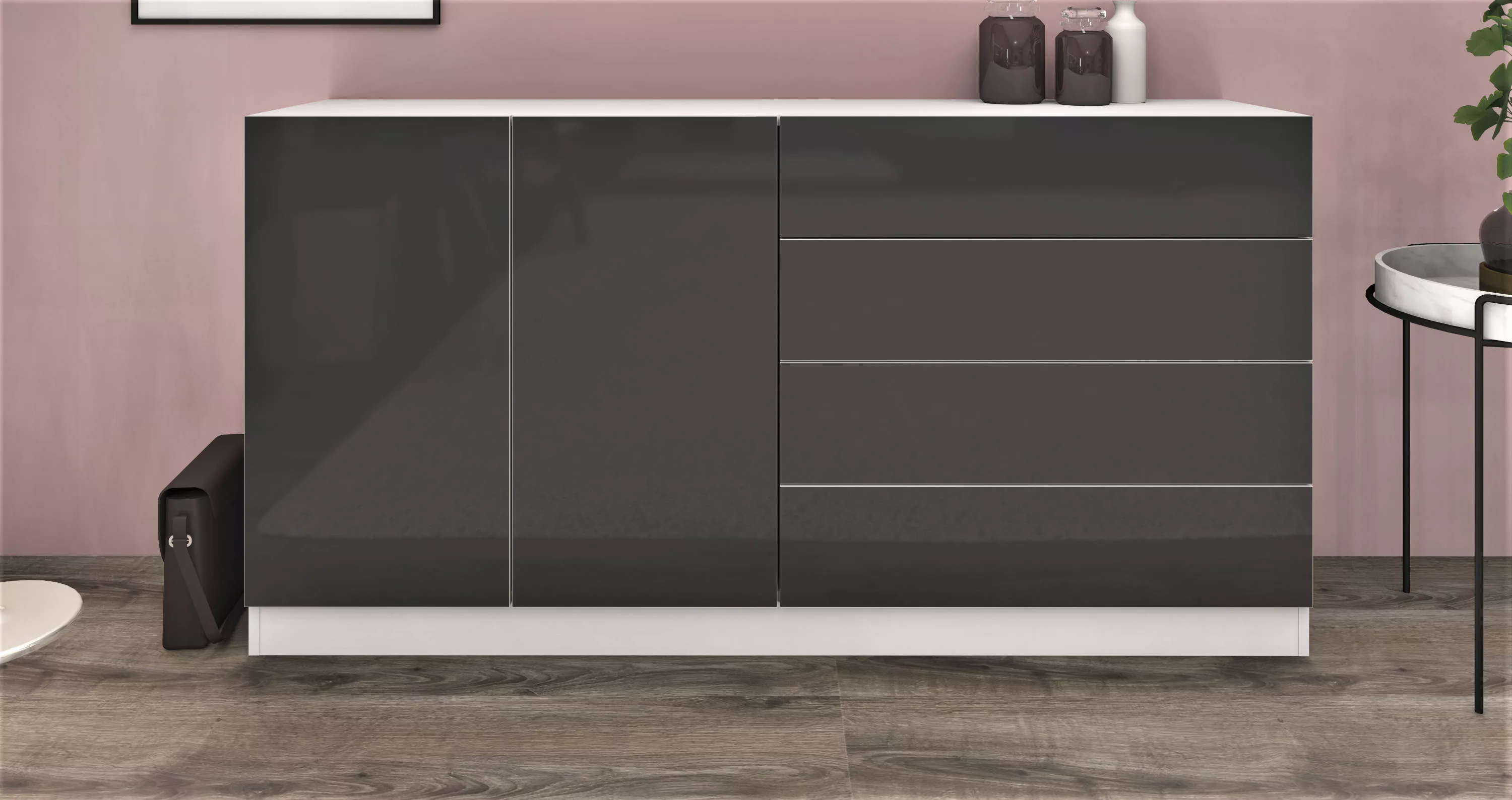 borchardt Möbel Sideboard "Vaasa", Breite 152 cm günstig online kaufen