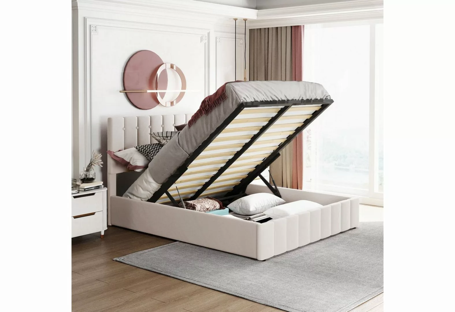 BlingBin Einzelbett Polsterbett Doppelbett (1-tlg., Polsterbett 140*200, mi günstig online kaufen