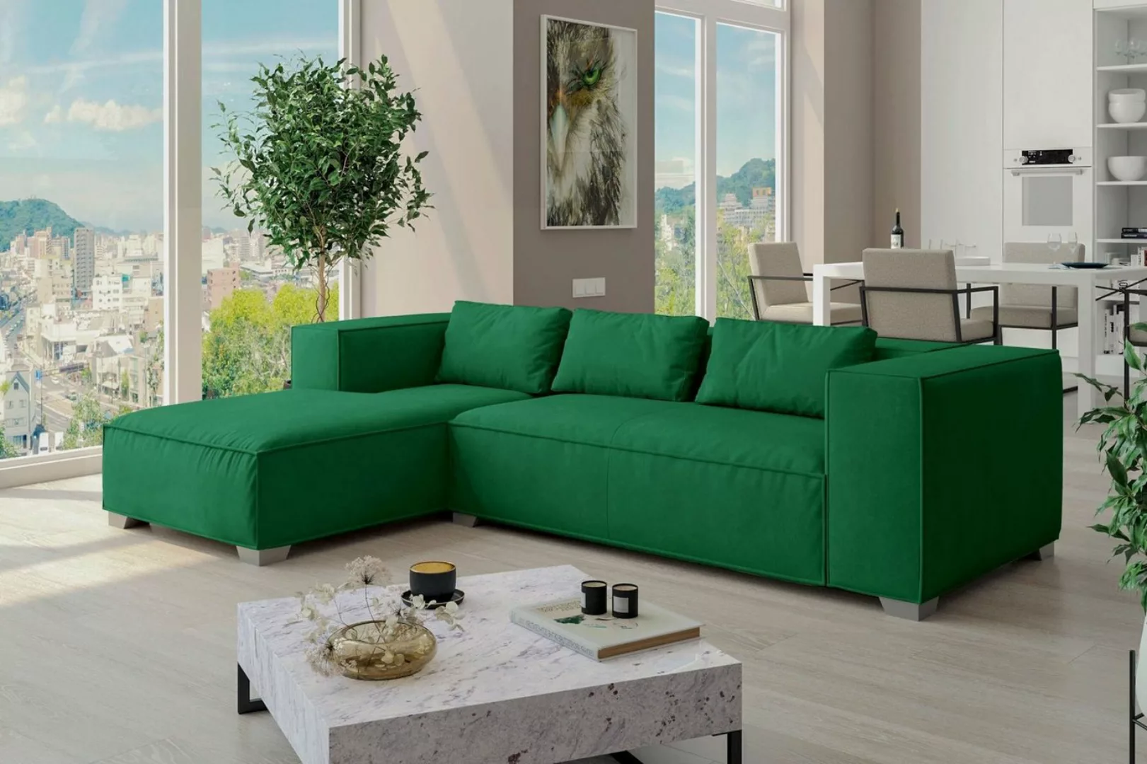 Stylefy Ecksofa Samantha, L-Form, Eckcouch, Design günstig online kaufen