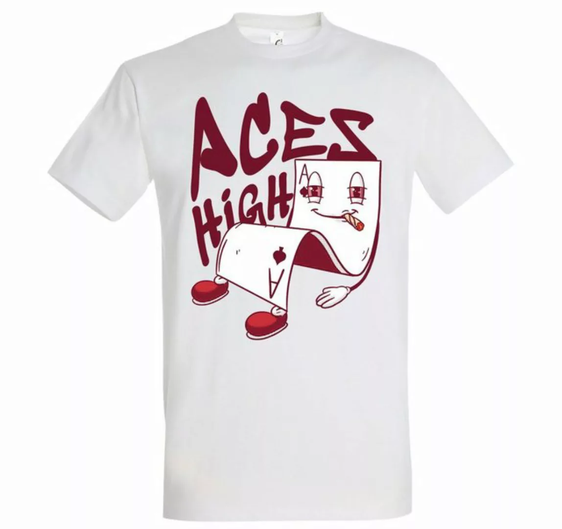 Youth Designz T-Shirt Aces High Herren Shirt mit trendigem Frontprint günstig online kaufen