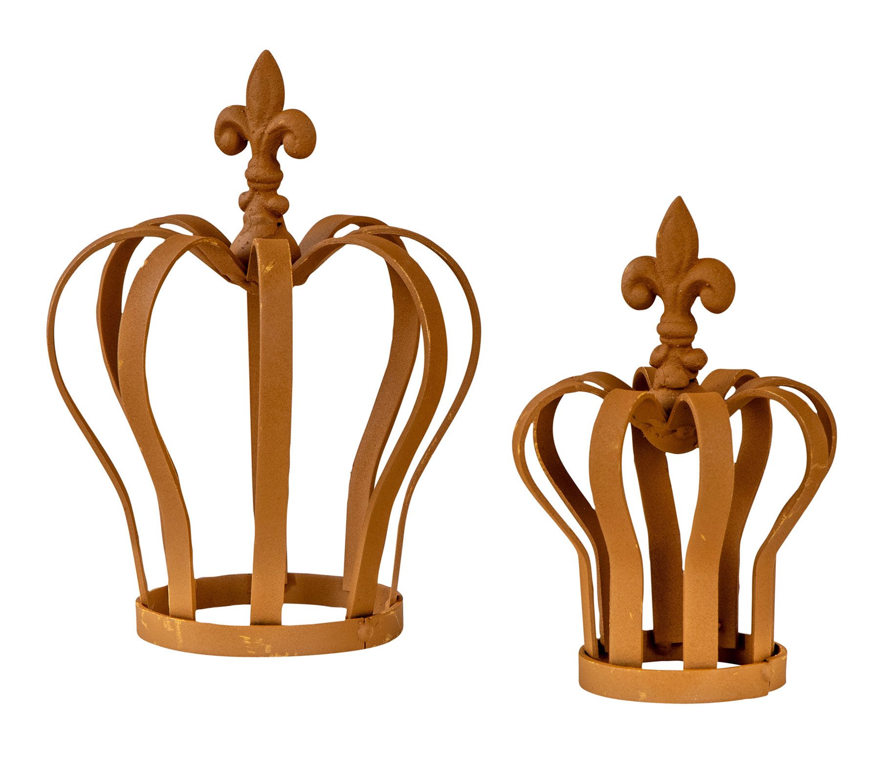 Levandeo® Gartenfigur, 2er Set Krone Metall günstig online kaufen