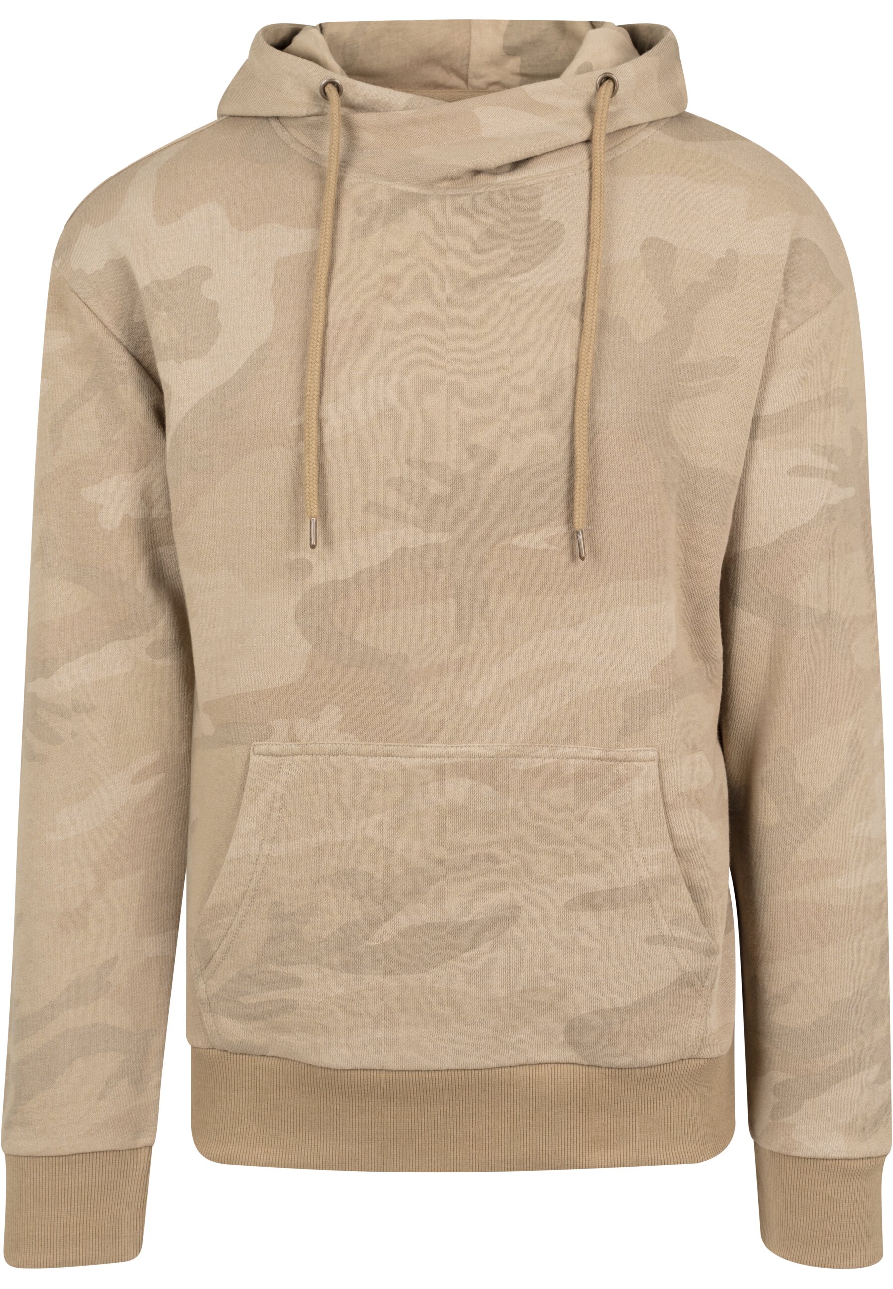 URBAN CLASSICS Kapuzensweatshirt "Urban Classics Herren High Neck Camo Hood günstig online kaufen