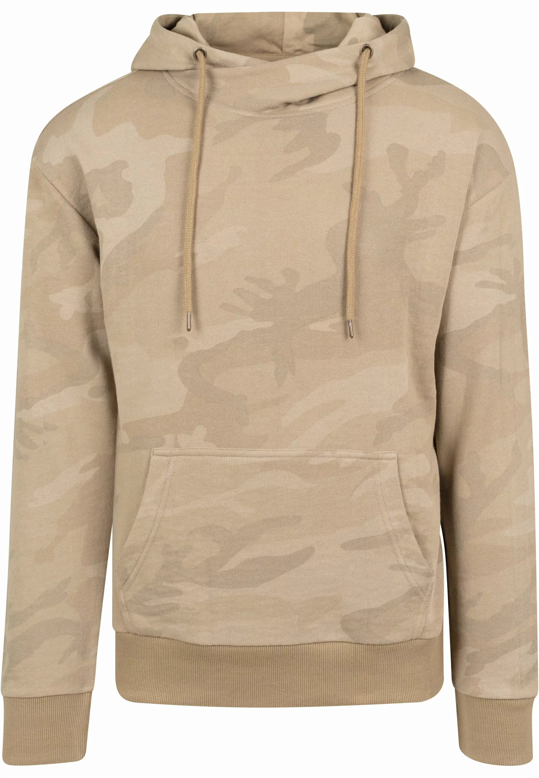 URBAN CLASSICS Kapuzensweatshirt "Urban Classics Herren High Neck Camo Hood günstig online kaufen