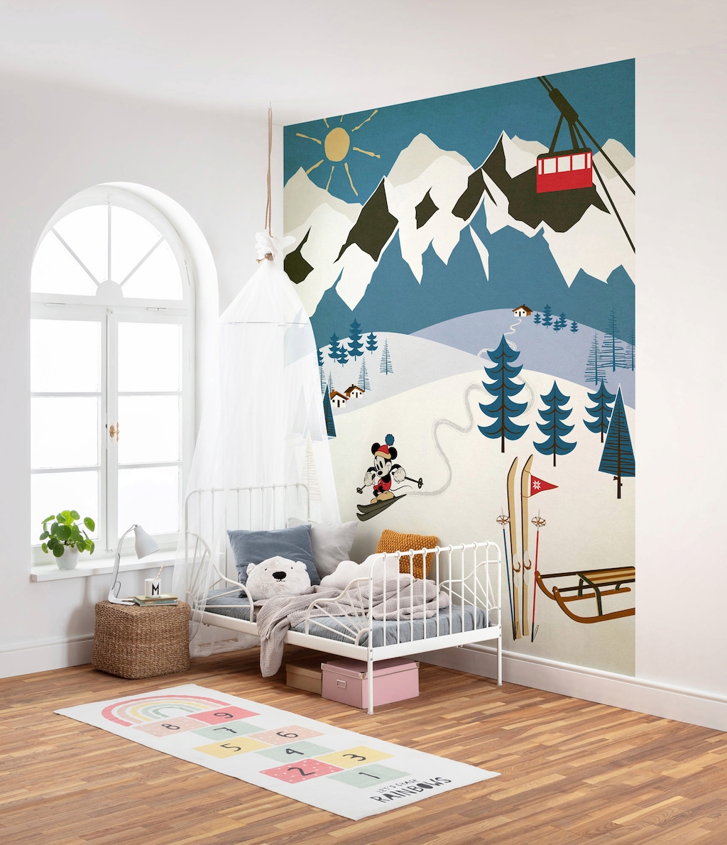 Komar Vliestapete »Digitaldruck Vlies - Mickey Alpine - Größe 200 x 250 cm« günstig online kaufen