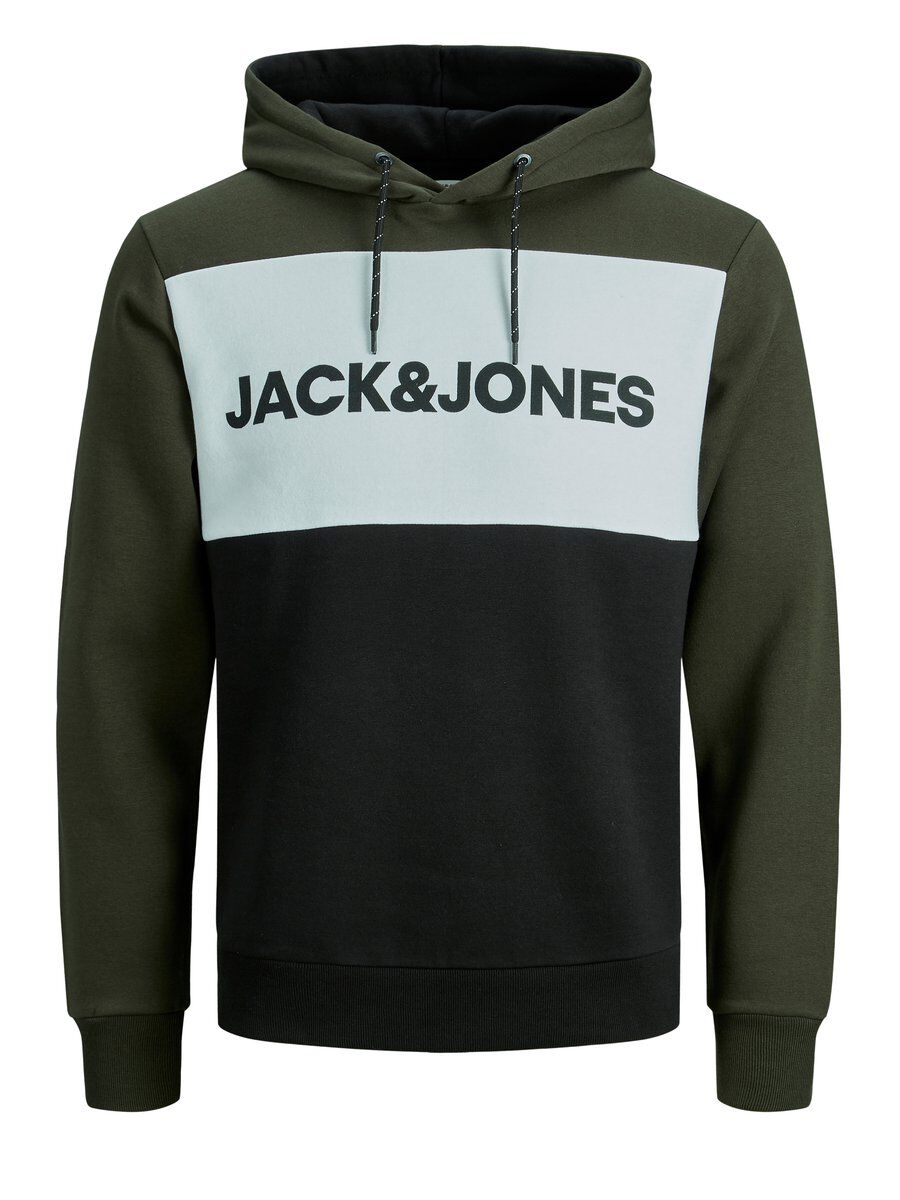 Jack & Jones Hoodie Warmer Logo Print Hoodie Sweater Pullover JJELOGO 4416 günstig online kaufen