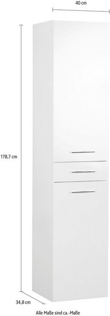 MARLIN Hochschrank 3400 Basic Breite 40 cm günstig online kaufen