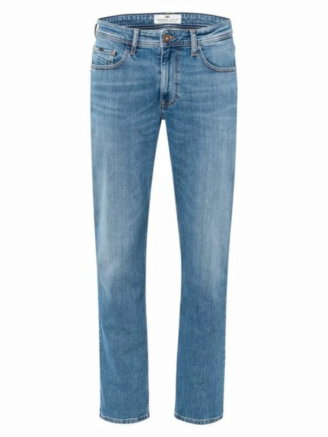 Cross Jeans Herren Jeans ANTONIO - Relaxed Fit - Blau - Mid Blue günstig online kaufen