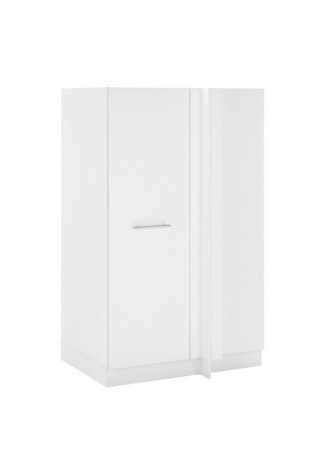 freiraum Eckschrank LAUNDREEZY in weiß, Holzwerkstoff - 100x162x68cm (BxHxT günstig online kaufen