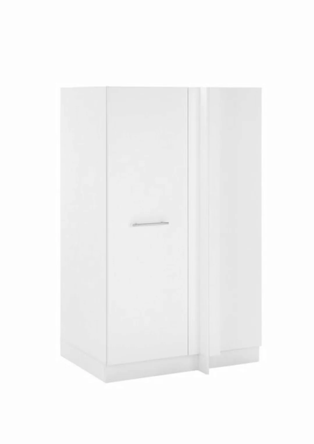 BEGA BBK Eckschrank in weiß, Holzwerkstoff - 100x162x68cm (BxHxT) günstig online kaufen