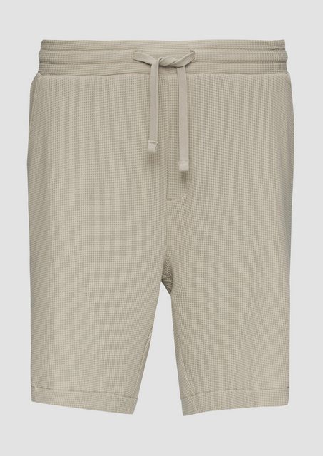 QS Cargoshorts Shorts aus Waffelpiqué mit Elastikbund günstig online kaufen