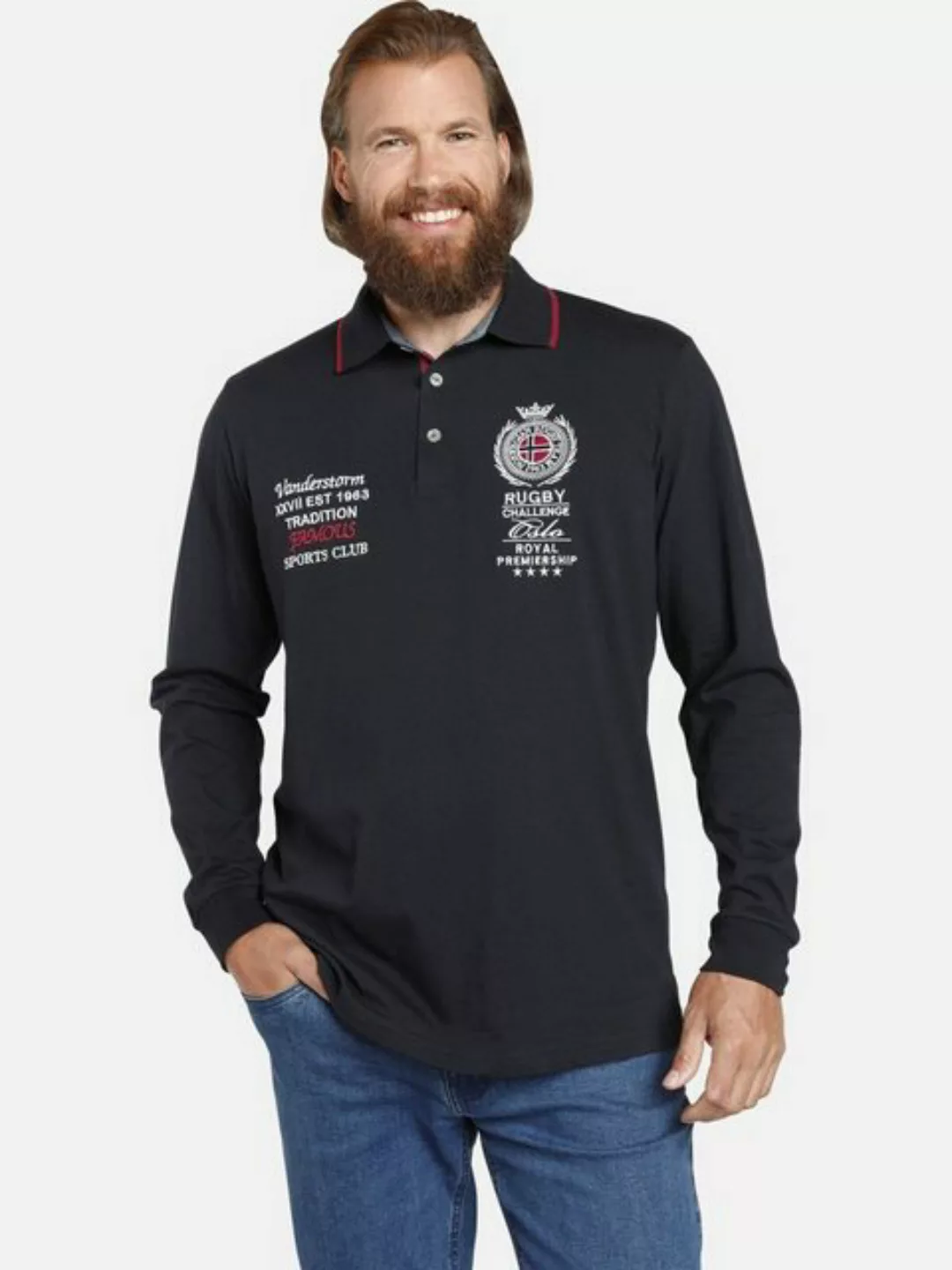 Jan Vanderstorm Sweatshirt SIGVAT in leichter Jersey-Qualität günstig online kaufen