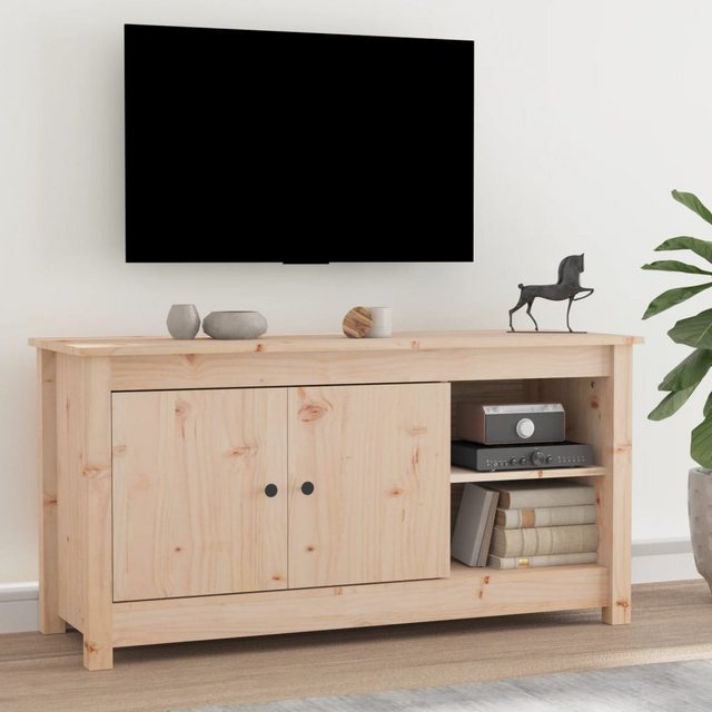 vidaXL TV-Schrank TV-Schrank 103x36,5x52 cm Massivholz Kiefer (1-St) günstig online kaufen
