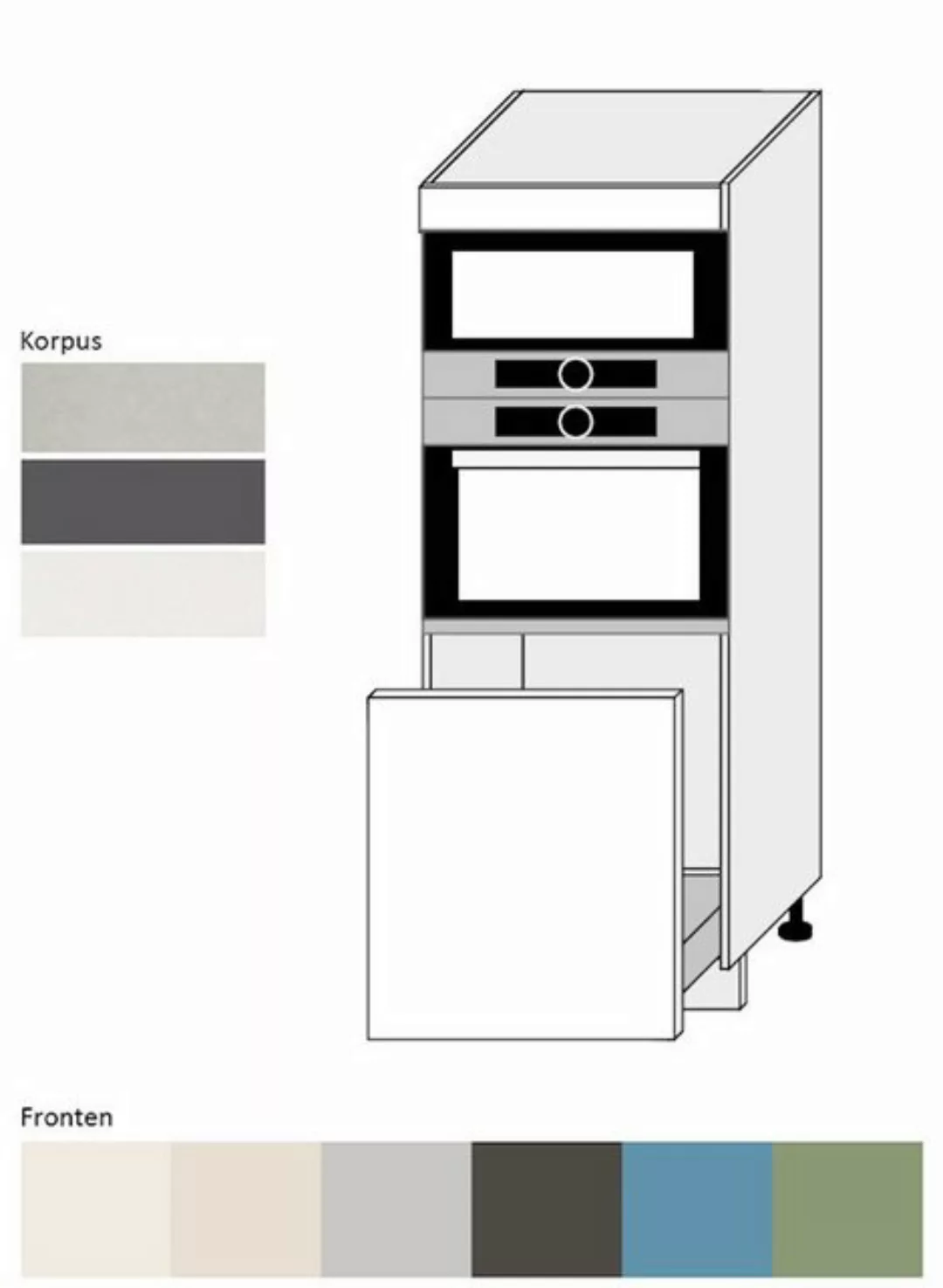 Feldmann-Wohnen Unterschrank Amaro (Amaro, 1-St) 60cm Front- und Korpusfarb günstig online kaufen