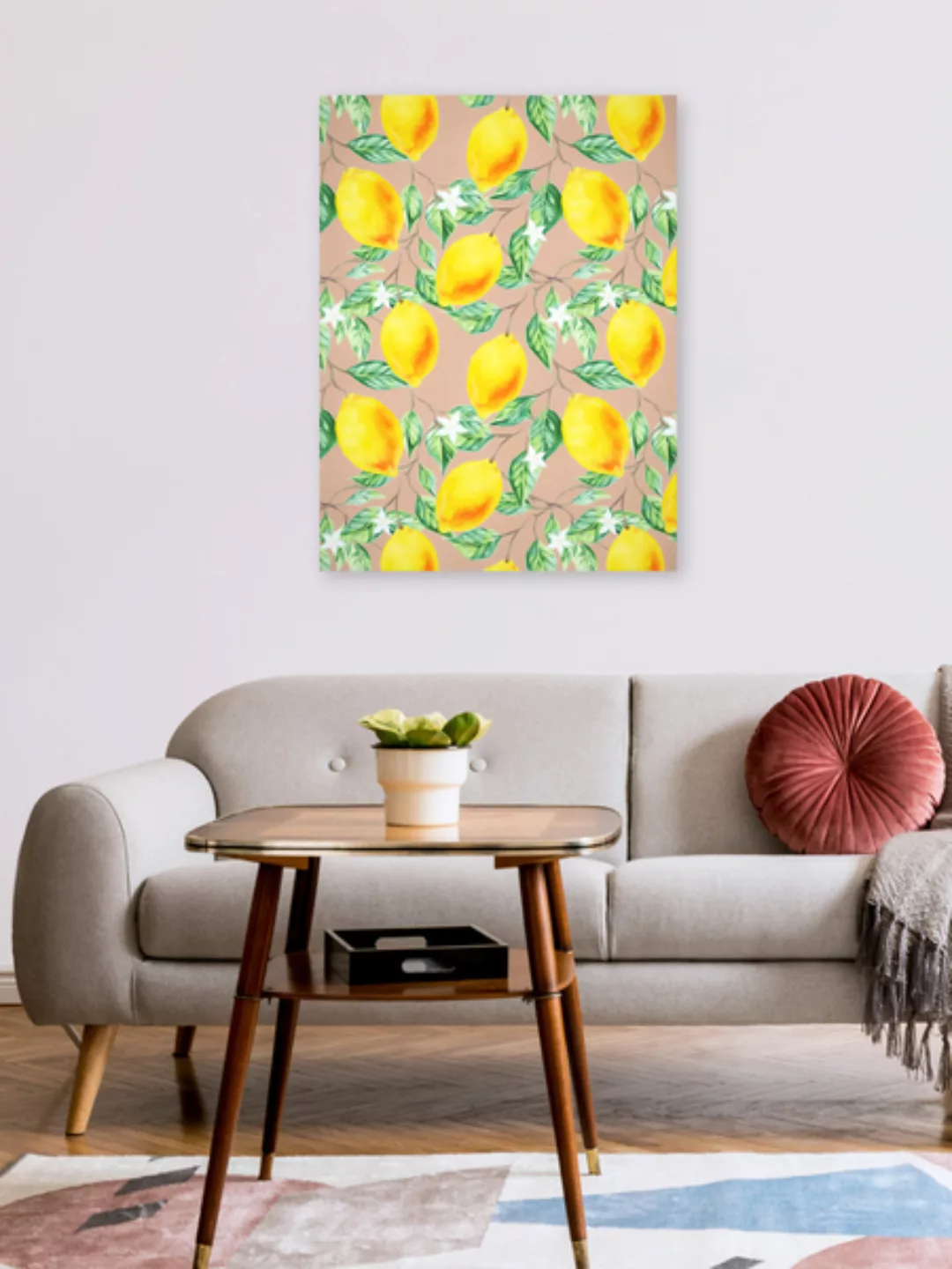 Poster / Leinwandbild - Lemon Fresh günstig online kaufen