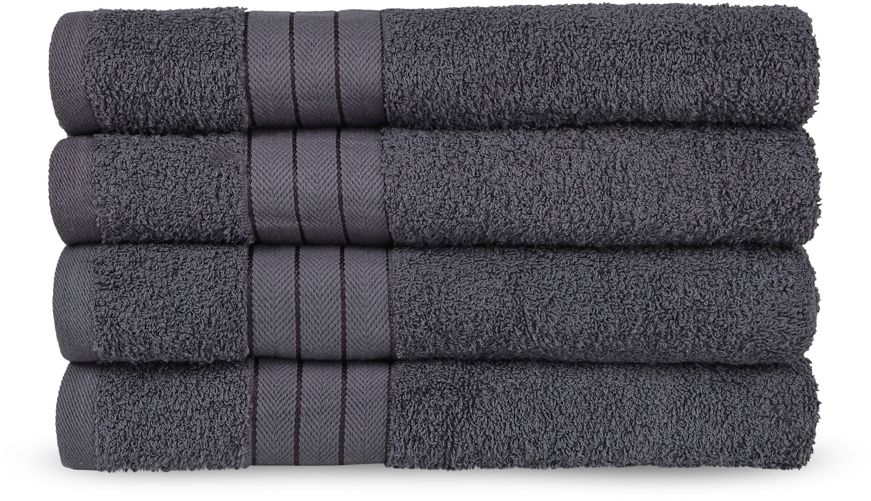 good morning Handtücher »Uni Good Morning«, (4 St., 4er Set Handtücher 50 x günstig online kaufen