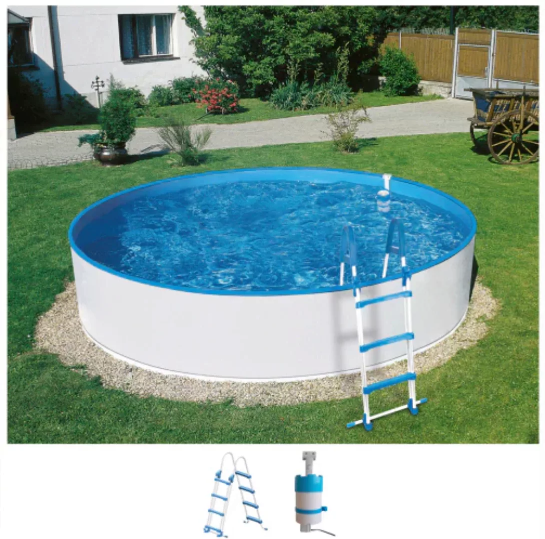 KONIFERA Rundpool "SANTORINI 1", (Set, 3 tlg.), in verschiedenen Größen günstig online kaufen