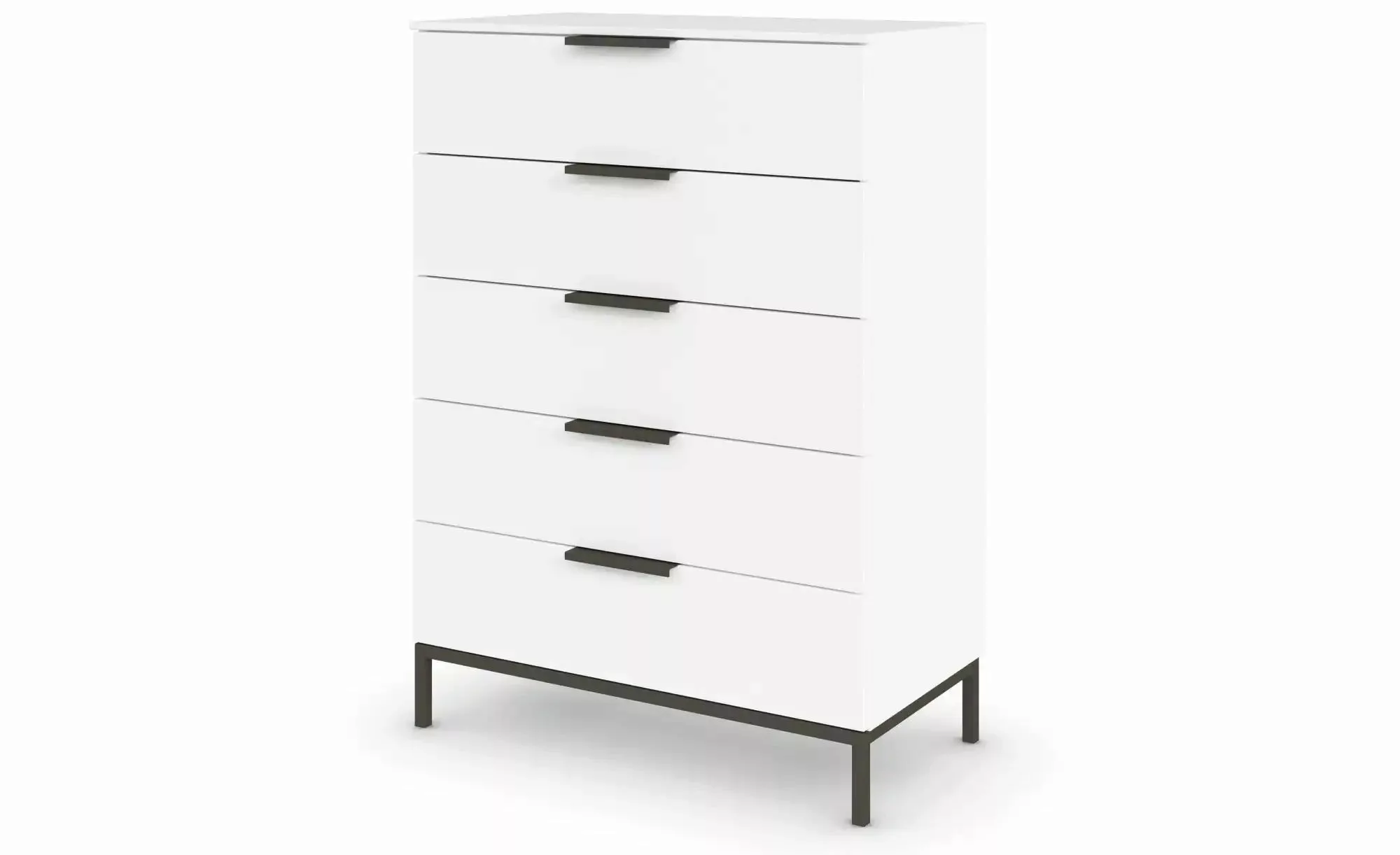 Kommode   ¦ weiß ¦ Maße (cm): B: 80 H: 111 Kommoden & Sideboards > Kommoden günstig online kaufen