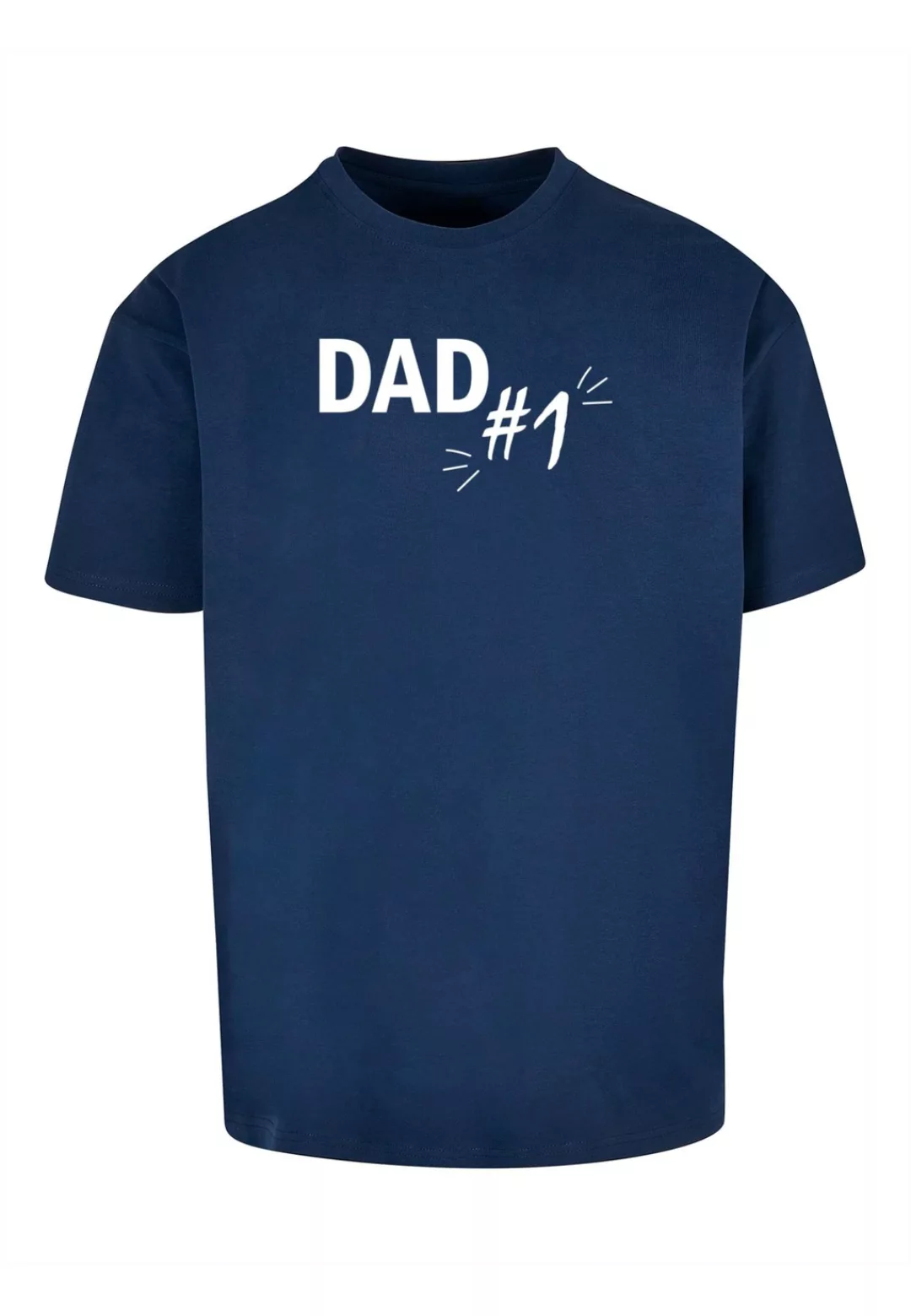 Merchcode T-Shirt "Merchcode Herren Fathers Day - Dad number 1 Heavy Oversi günstig online kaufen