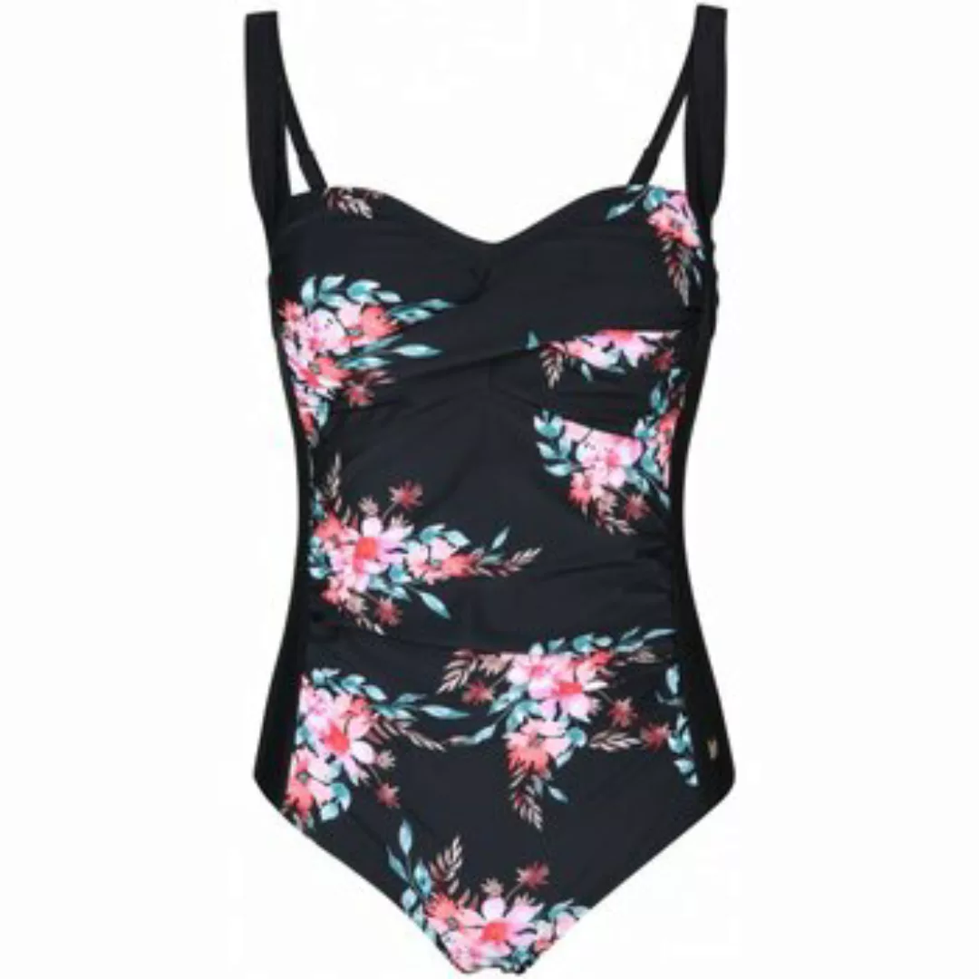 York  Badeanzug Sport Bekleidung FLORAL 1-L, Lds. Swimsuit,black com 106620 günstig online kaufen