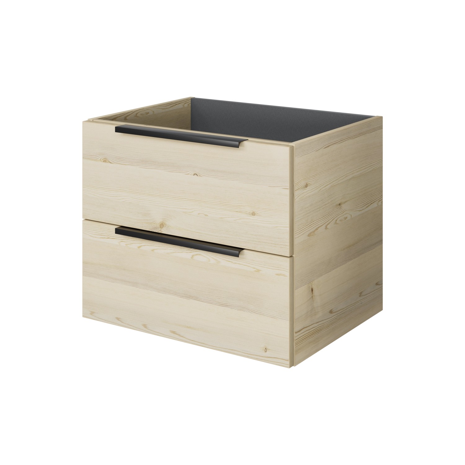 Pelipal Waschbeckenunterschrank Quantum 07 Polar Pinie Quer 59 cm 2 Auszüge günstig online kaufen
