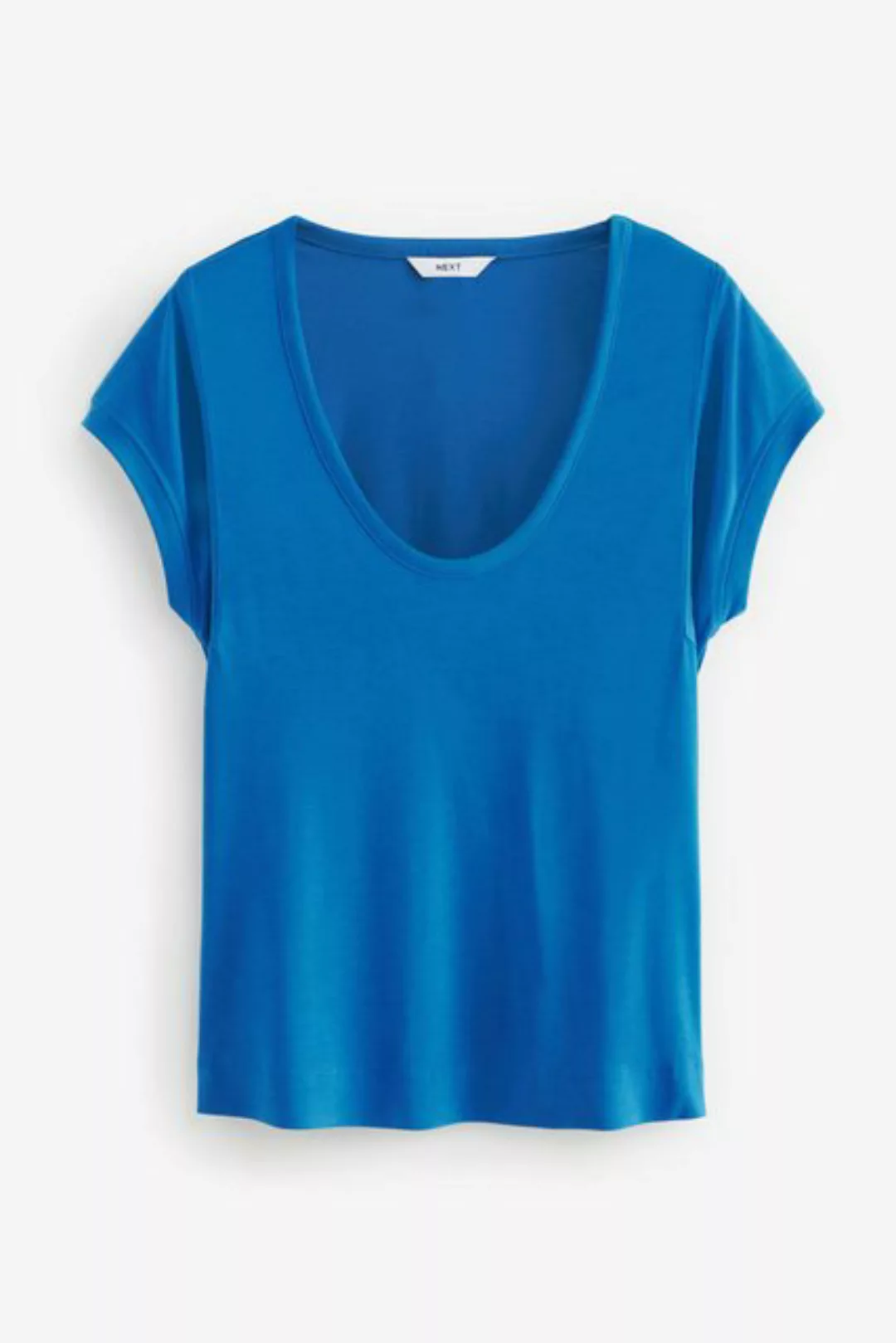 Next T-Shirt Kurzärmliges T-Shirt mit U-Ausschnitt (1-tlg) günstig online kaufen