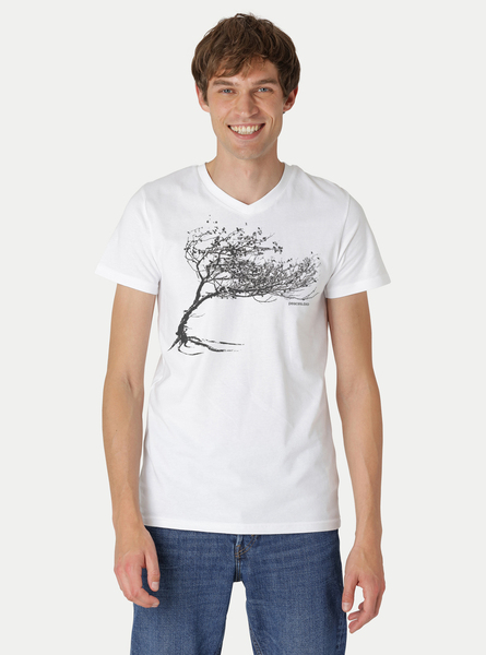 Bio-herren-t-shirt V-neck Windy Tree günstig online kaufen