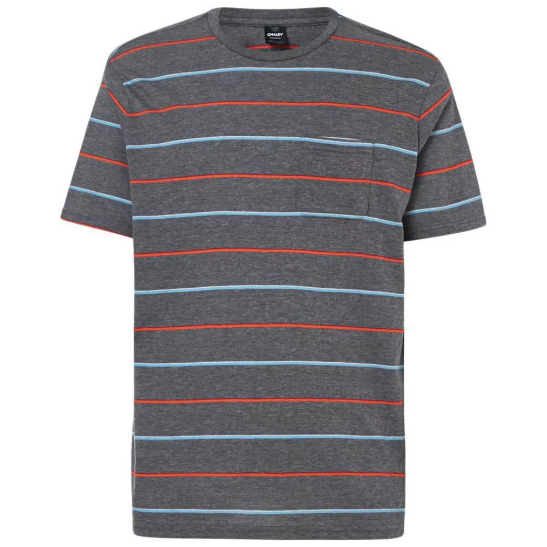 Oakley Apparel All Stripes Kurzärmeliges T-shirt XL New Athletic Grey günstig online kaufen