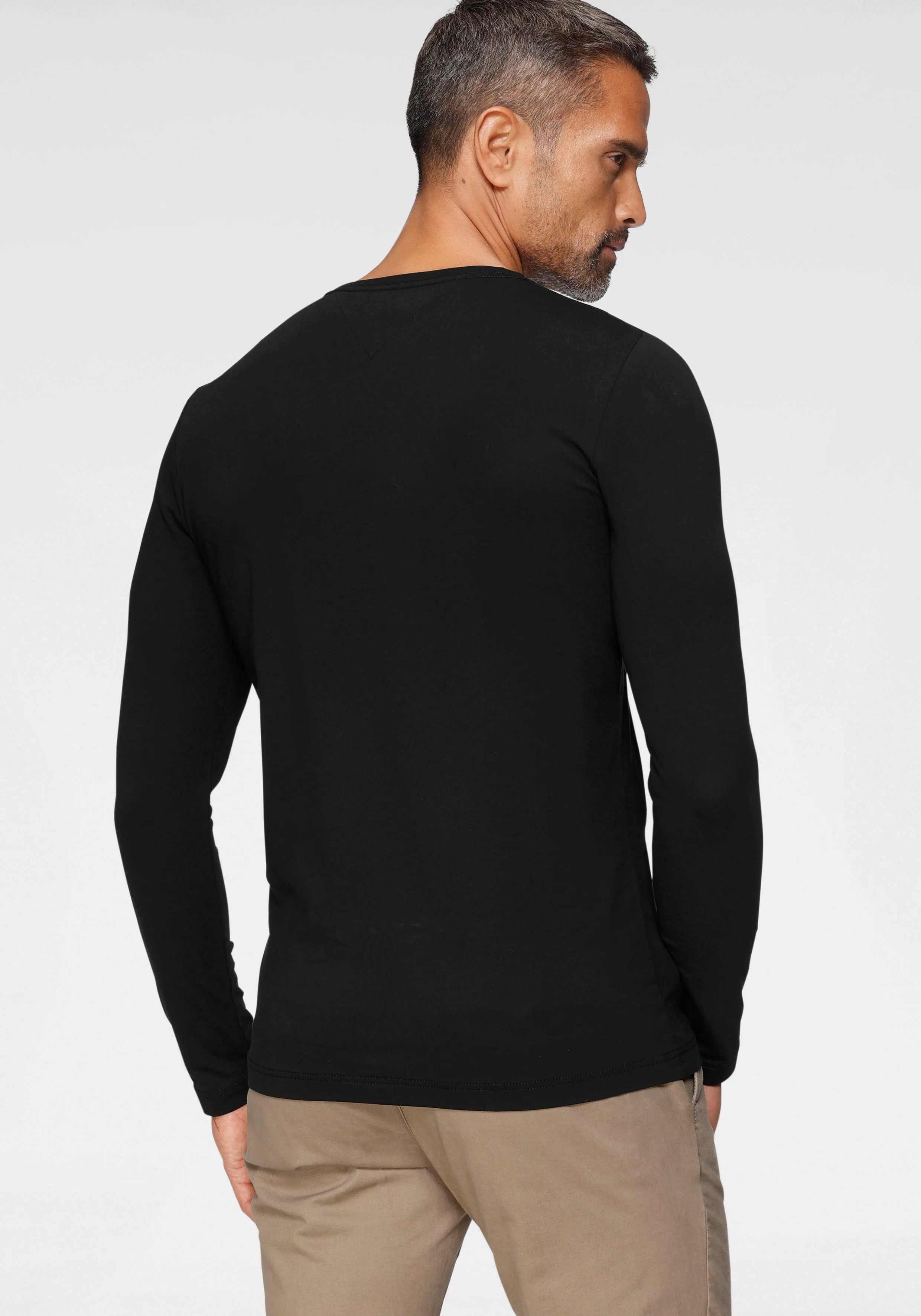 Tommy Hilfiger Langarmshirt "STRETCH SLIM FIT LONG SLEEVE", aus biologische günstig online kaufen