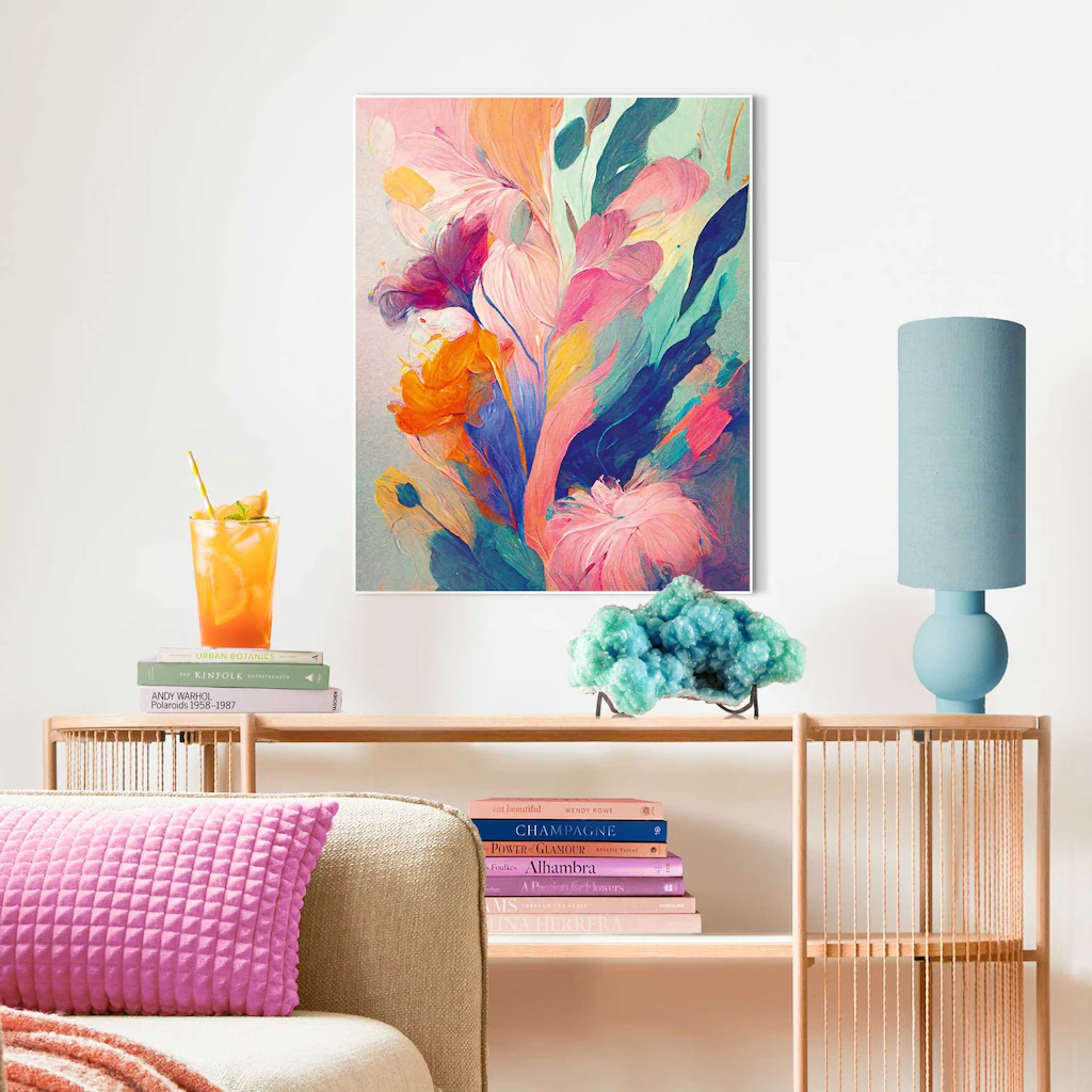 Reinders Bild mit Rahmen "Dreamy Flowers" günstig online kaufen