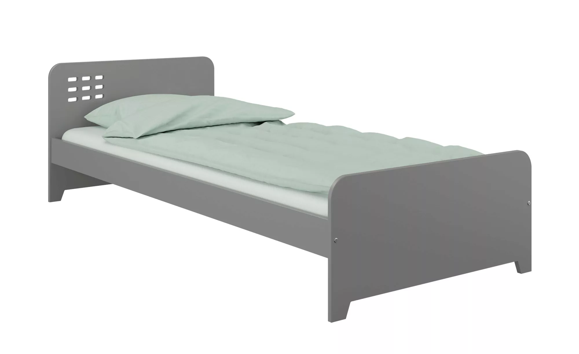 Einzelbett  Loke - grau - 97 cm - 67 cm - Sconto günstig online kaufen