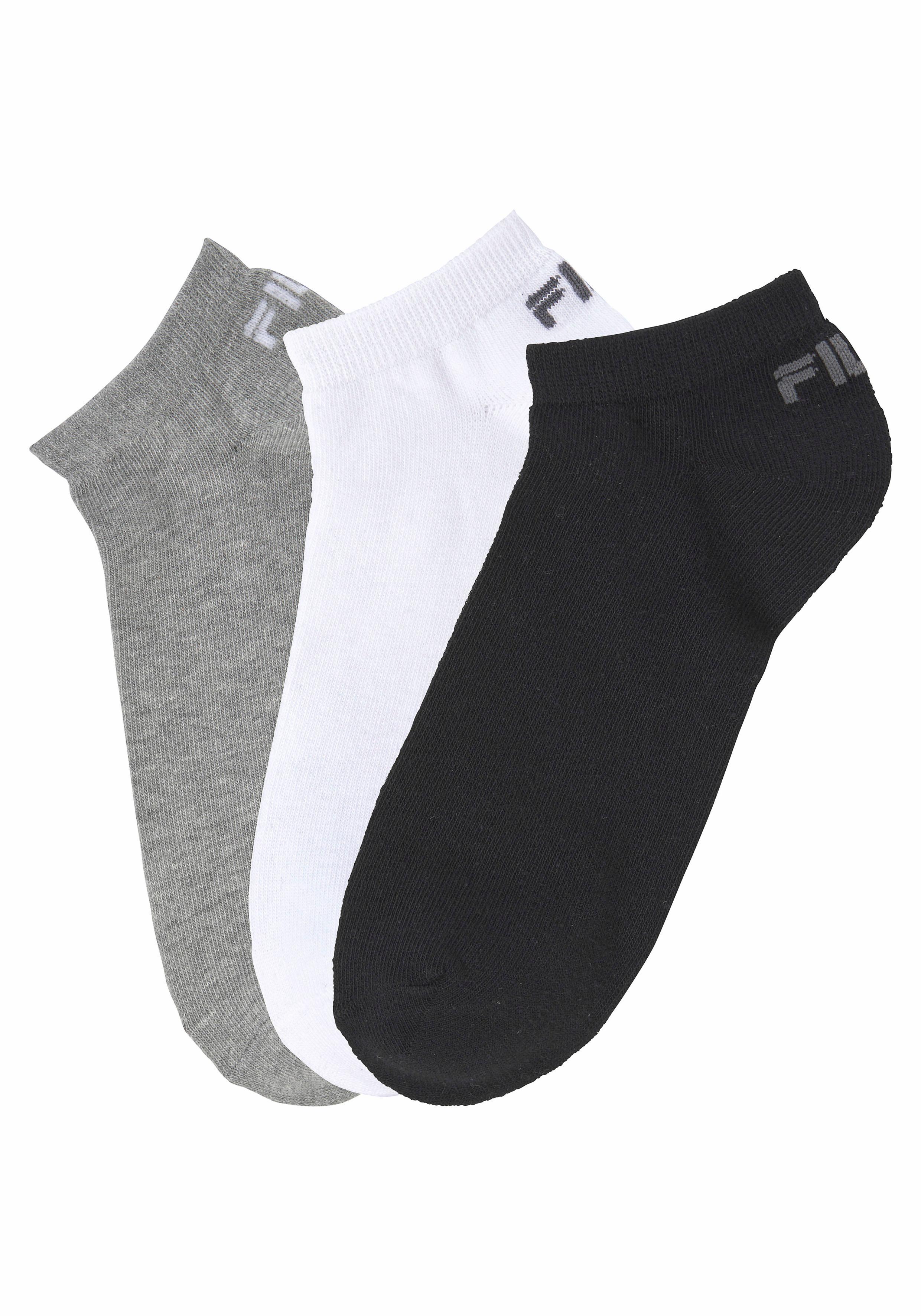 Fila Sneakersocken, (3er Pack), mit eingestricktem Logo an der Ferse günstig online kaufen