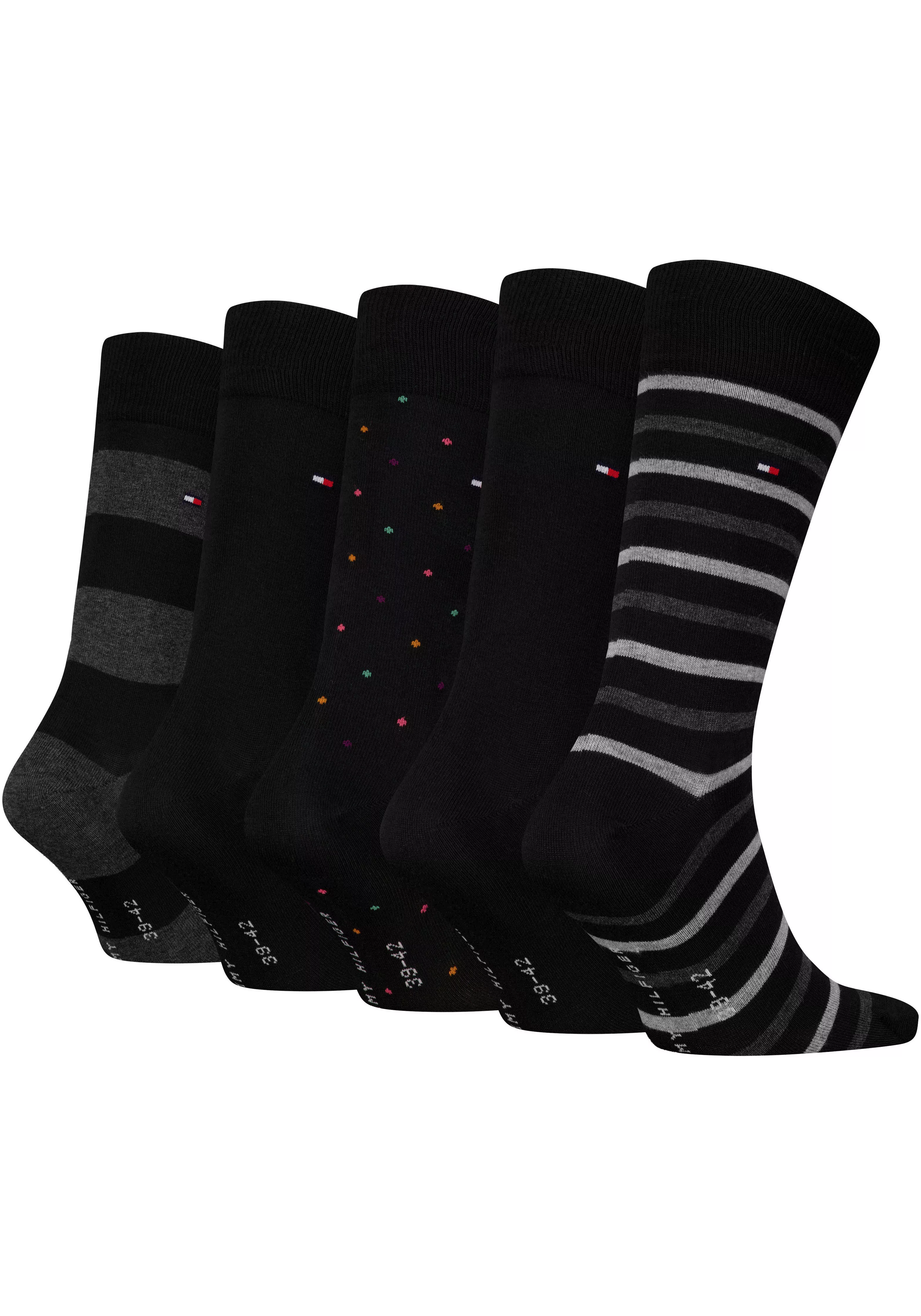 Tommy Hilfiger Socken, (5 Paar), mit auffälliger Musterung günstig online kaufen