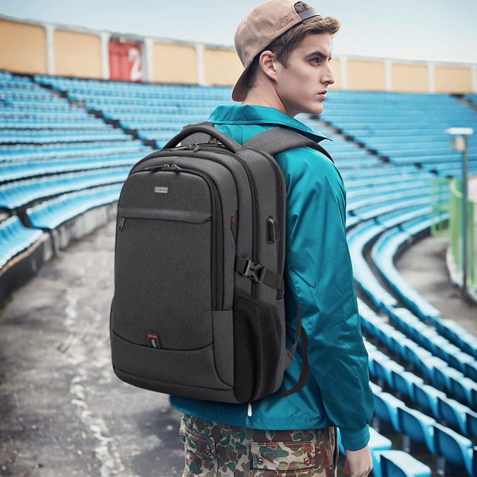 HAUSS SPOLE Laptoprucksack Laptoprucksack Arbeitsrucksack Schulrucksack günstig online kaufen