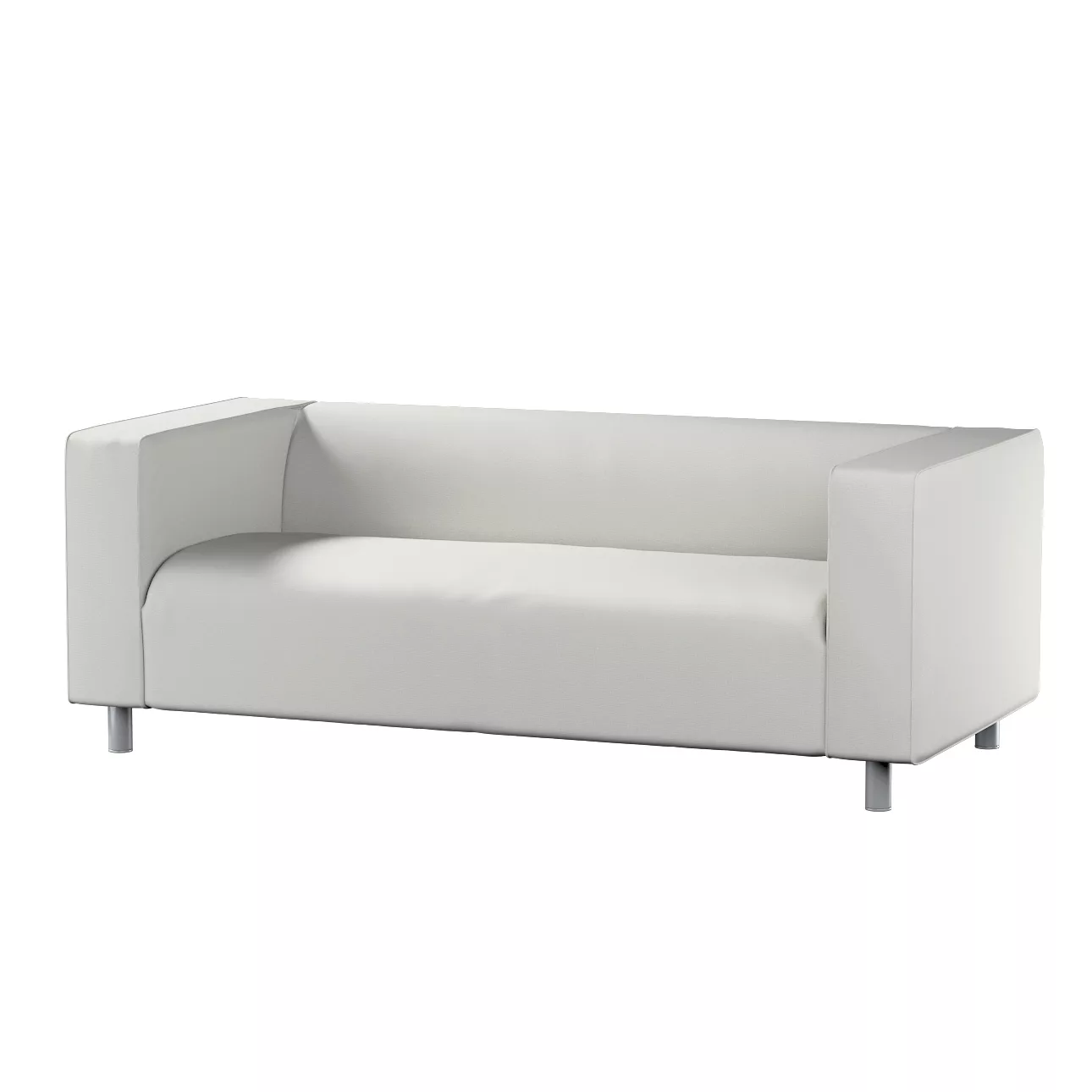 Bezug für Klippan 2-Sitzer Sofa, hellgrau, Sofahusse, Klippan 2-Sitzer, Etn günstig online kaufen